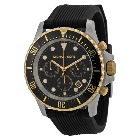 michael kors everest mens watch mk8366|Michael Kors MK8366 Everest Silicone Men's Watch.